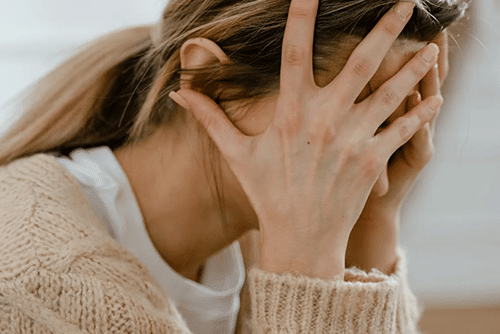 Illustration d'une victime de violences sexuelles